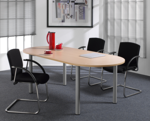 Gera Vergadertafel Basis, breedte x diepte 2000 x 900 mm, plaat beuken