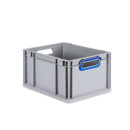 Allit Euronorm-stapelbakken Eco, grijs/blauw, inhoud 19 l