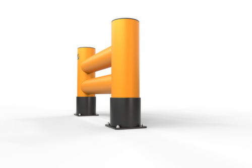 a.m.p.e.r.e. Aanrijdbeveiliging voor stelling Rack Mammut®, hoogte x lengte 600 x 1200 mm