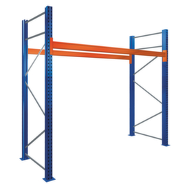 SCHULTE Palletstelling voor 6 pallets, 2700 mm breed, 2 opslagniveaus