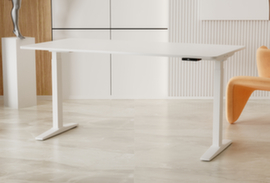 UDOBÄR elektrisch in hoogte verstelbaar bureau met T-voetonderstel