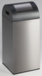 VAR Afvalverzamelbak WSG 55 R met inworpklep, 60 l, deksel blank/antiek-zilverkleurig