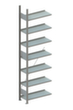 META Inhaakstelling, hoogte x breedte x diepte 2500 x 756 x 336 mm, 7 legborden