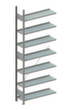META Inhaakstelling, hoogte x breedte x diepte 2500 x 1006 x 336 mm, 7 legborden