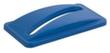 Rubbermaid Oplegdeksel voor papier Slim Jim® voor afvalverzamelaar, blauw