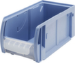 BITO zichtbak 31514 met schuifvenster, duifblauw, diepte 300 mm, polypropyleen