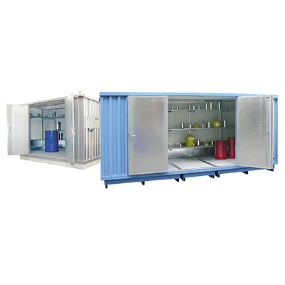 Opslag van gevaarlijke stoffen buiten