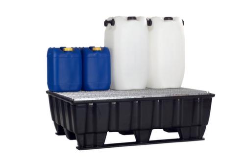 PE-opvangbak voor 2x200 liter vaten  L