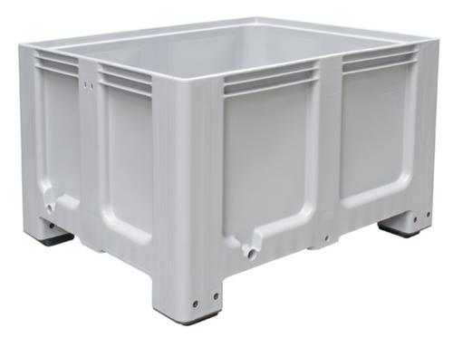 Grote container voor koelhuizen, inhoud 610 l, grijs, 4 voeten  L