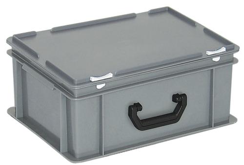 Euronorm-koffer, grijs, HxLxB 185x400x300 mm