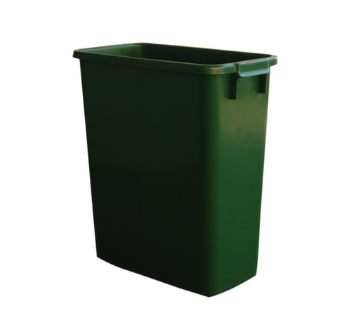 Multifunctionele container die in elkaar kan worden gestapeld, groen, 60 l, rechthoekig  L