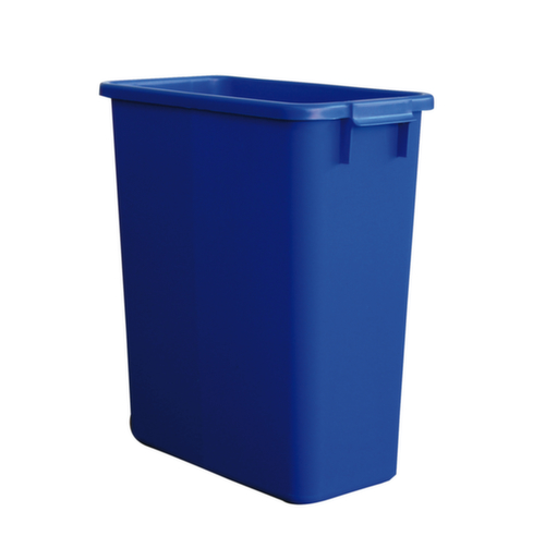 Multifunctionele container die in elkaar kan worden gestapeld, blauw, 60 l, rechthoekig  L