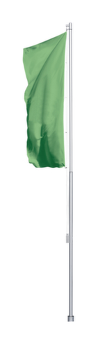 2-delige vlaggenmast met extern hijsmechanisme  L