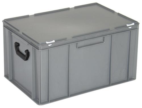 Euronorm-koffer, grijs, HxLxB 330x600x400 mm