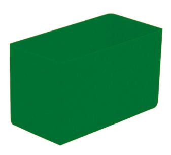 inzetbak, groen, lengte x breedte 108 x 54 mm