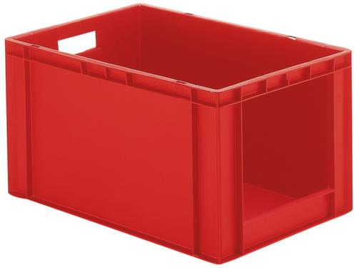 Lakape Euronorm stapelcontainers Favorit met open voorzijde, rood, inhoud 61 l