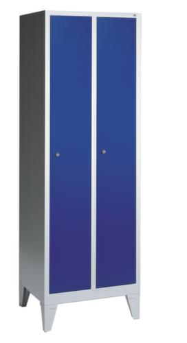 C+P Garderobe Classic met 2 compartimenten en gladde deuren, vakbreedte 400 mm  L