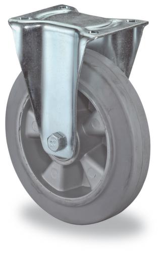BS-ROLLEN Niet-strepend elastisch massief rubberen wiel, draagvermogen 300 kg, elastiek banden  L