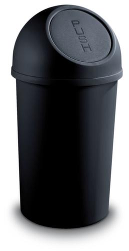 helit Push-afvalbak, 45 l, zwart  L
