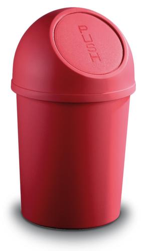 helit Push-afvalbak, 13 l, rood  L