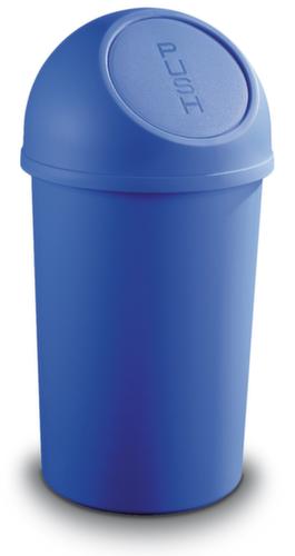 helit Push-afvalbak, 25 l, blauw  L