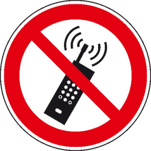 Verbodsbord Mobiele telefonie verboden, sticker, standaard  L
