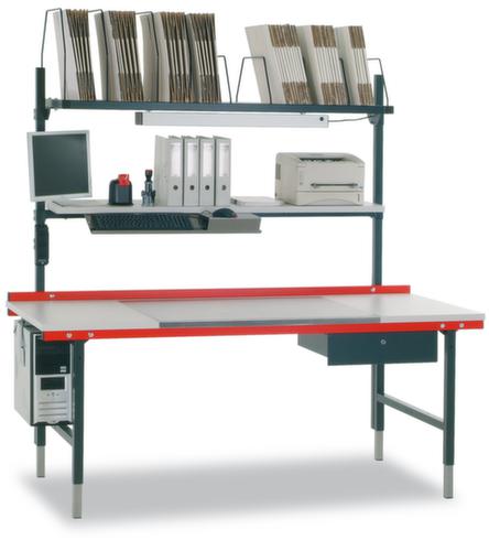 Rocholz Roestvrijstalen steun 2000 voor de verpakkingstafel, breedte x diepte 1000 x 800 mm  L