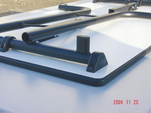Combineerbare klaptafel, breedte x diepte 1400 x 700 mm, plaat kersenboom  L