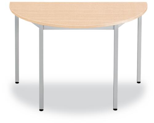 Rechthoekige multifunctionele tafel met frame van vierkante buis  L