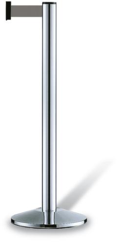 Afbakeningssysteem Extend met 1 afzetband en paal, lengte afzetlint 3,7 m, paal chroom