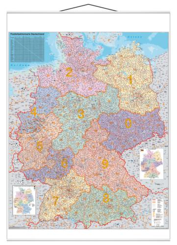 Franken Postcodekaart van Duitsland, hoogte x breedte 1370 x 970 mm  L