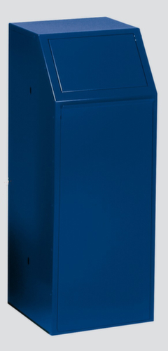 VAR Afvalverzamelaar P 80, 68 l, RAL5010 gentiaanblauw, deksel RAL5010 gentiaanblauw  L