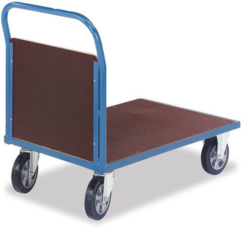 Rollcart Voorwandwagen met anti-slip laadruimte, draagvermogen 1200 kg, laadvlak lengte x breedte 1000 x 700 mm  L
