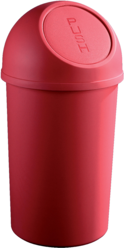 helit Push-afvalbak, 25 l, rood  L