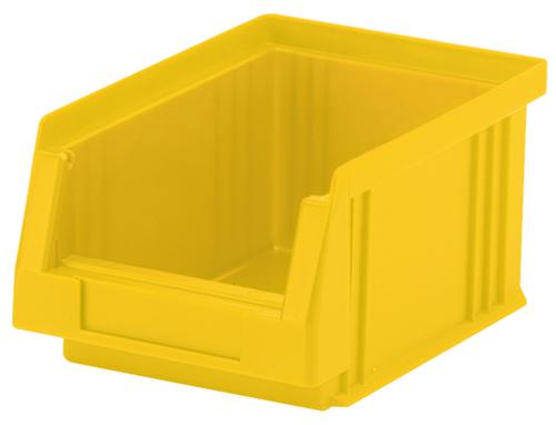 Lakape Stapelbare zichtbak Eco geschikt voor rollenbaan, geel, diepte 164 mm, polypropyleen  L