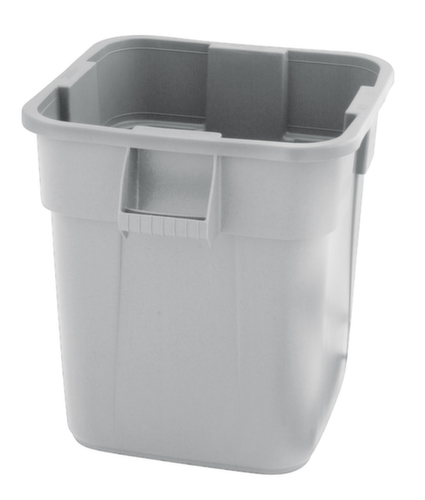 Rubbermaid Vierkante recyclingcontainer, 151 l, grijs  L