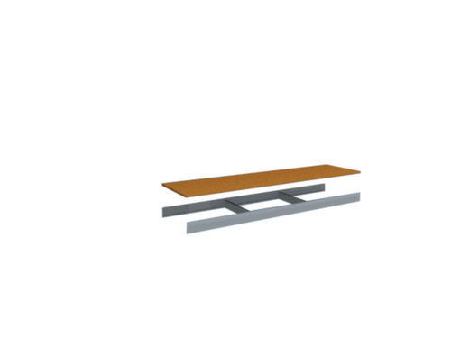 hofe Houten plank voor breedvakstelling, breedte x diepte 1500 x 400 mm