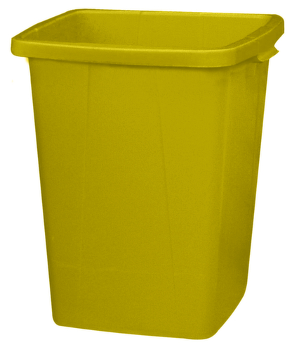 Multifunctionele container die in elkaar kan worden gestapeld, geel, 90 l, rechthoekig  L