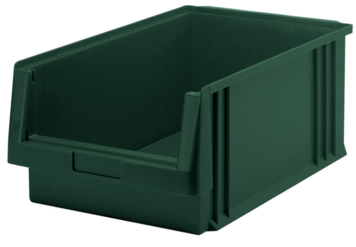 Lakape Stapelbare zichtbak Eco geschikt voor rollenbaan, groen, diepte 500 mm, polypropyleen  L