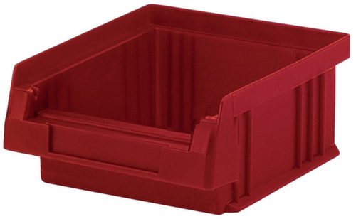 Lakape Stapelbare zichtbak Eco geschikt voor rollenbaan, rood, diepte 89 mm, polypropyleen  L