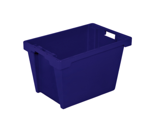 Euronorm roterende stapelcontainers, blauw, inhoud 60 l  L