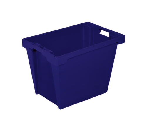 Euronorm roterende stapelcontainers, blauw, inhoud 70 l  L