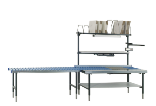 Rocholz in hoogte verstelbare rollenbaantafel 2000, breedte x diepte 1955 x 920 mm  L