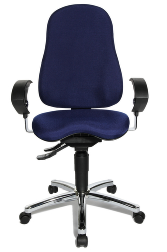 Topstar bureaustoel Sitness 10 met permanent-contactmechanisme, blauw  L