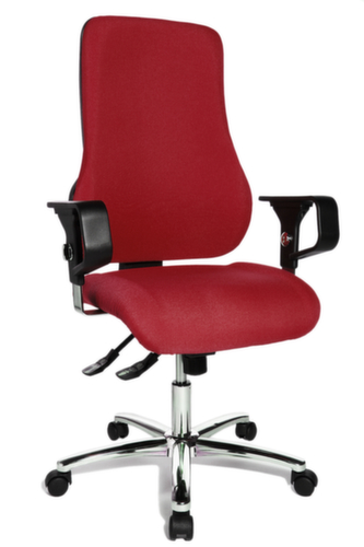 Topstar Bureaustoel Sitness 55 met Body-Balance-Tec®-scharnier, donkerrood