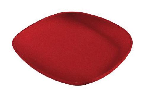 Quadrifoglio Zittingbekleding COVE voor bezoekersstoel voor wachtkamerbank, rood  L