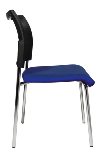 Topstar Bezoekersstoel Visit 10 met netrug, zitting stof (100% polypropyleen), donkerblauw  L