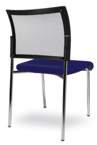 Topstar Bezoekersstoel Visit 10 met netrug, zitting stof (100% polypropyleen), donkerblauw  L