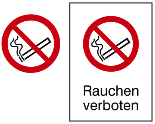 Verbodsbord Verboden te roken  L
