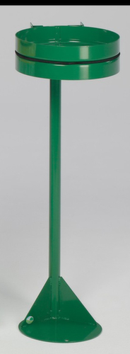 VAR Vuilniszakstandaard met voet, voor 120-liter-zakken, groen  L